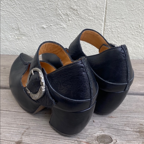 John Fluevog Leader Platform Mary Jane Heels Size 5.5 Black Worn Twice MSRP $499 - Picture 6 of 15